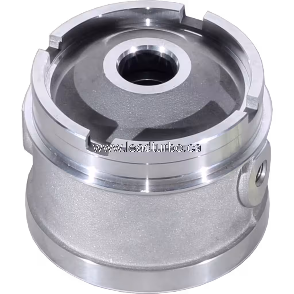 3038745 J96 turbocharger bearing housing front view