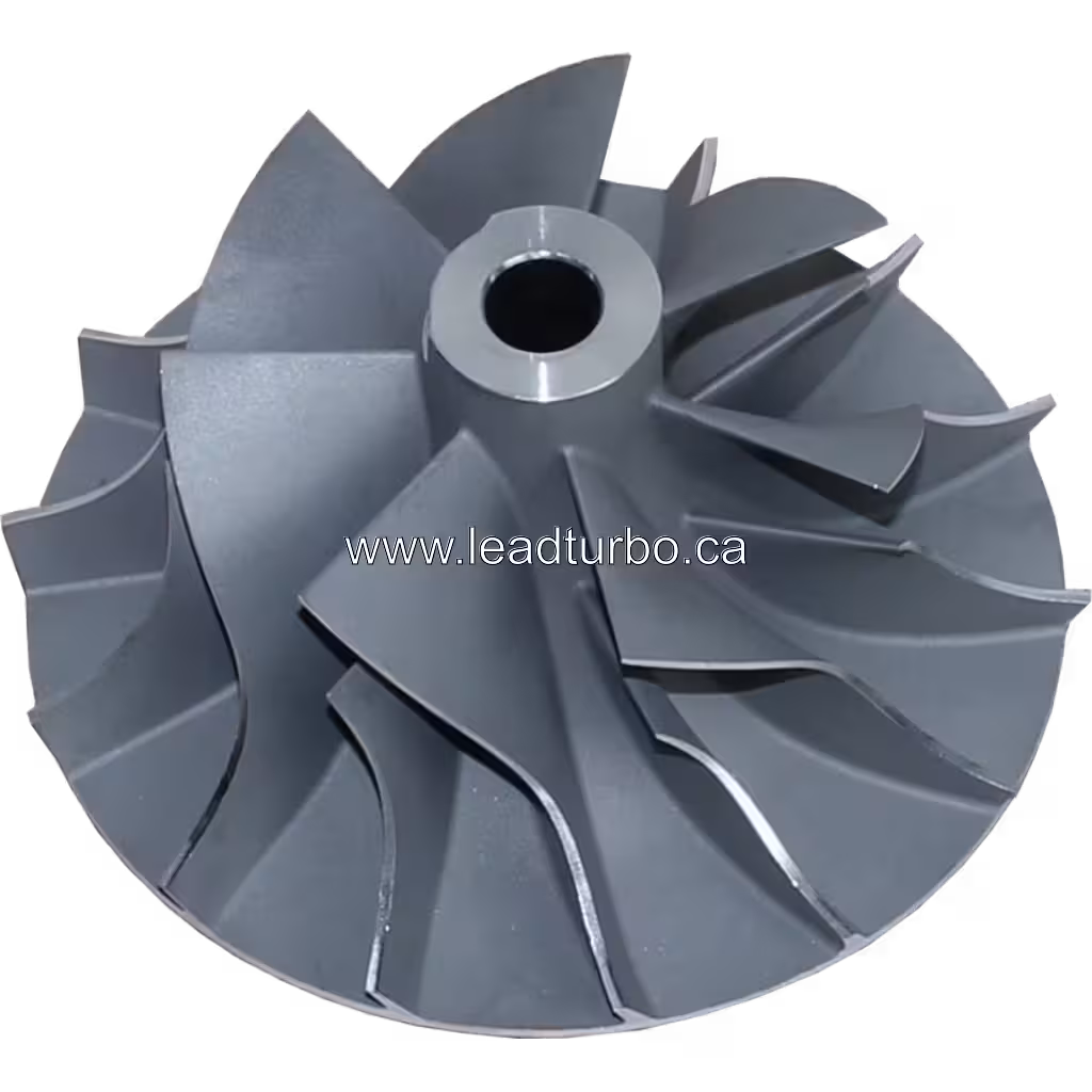 318677 S400 compressor wheel front view