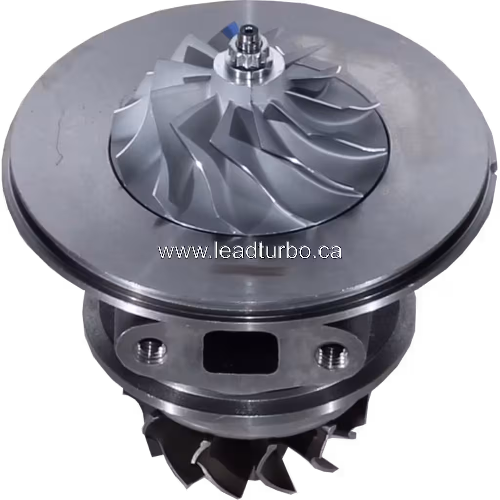 TD07S-25A 13 turbo core top view with compressor wheel