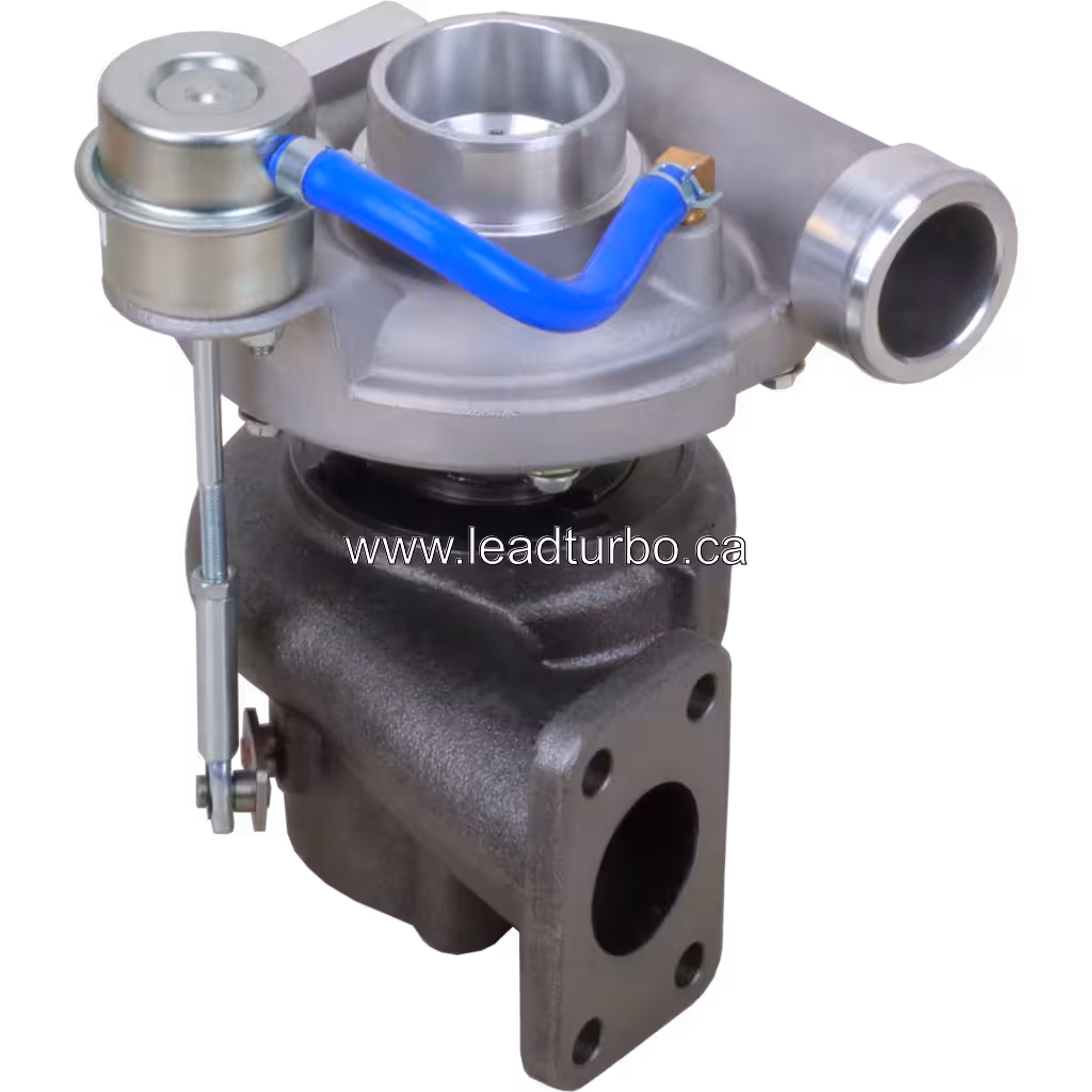 Vue latérale du turbocompresseur pour Massey Ferguson 5455