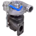 Vue latérale du turbocompresseur pour Massey Ferguson 5455