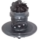 Bottom view of FOR 4951032 core displaying turbine wheel and mounting bracket