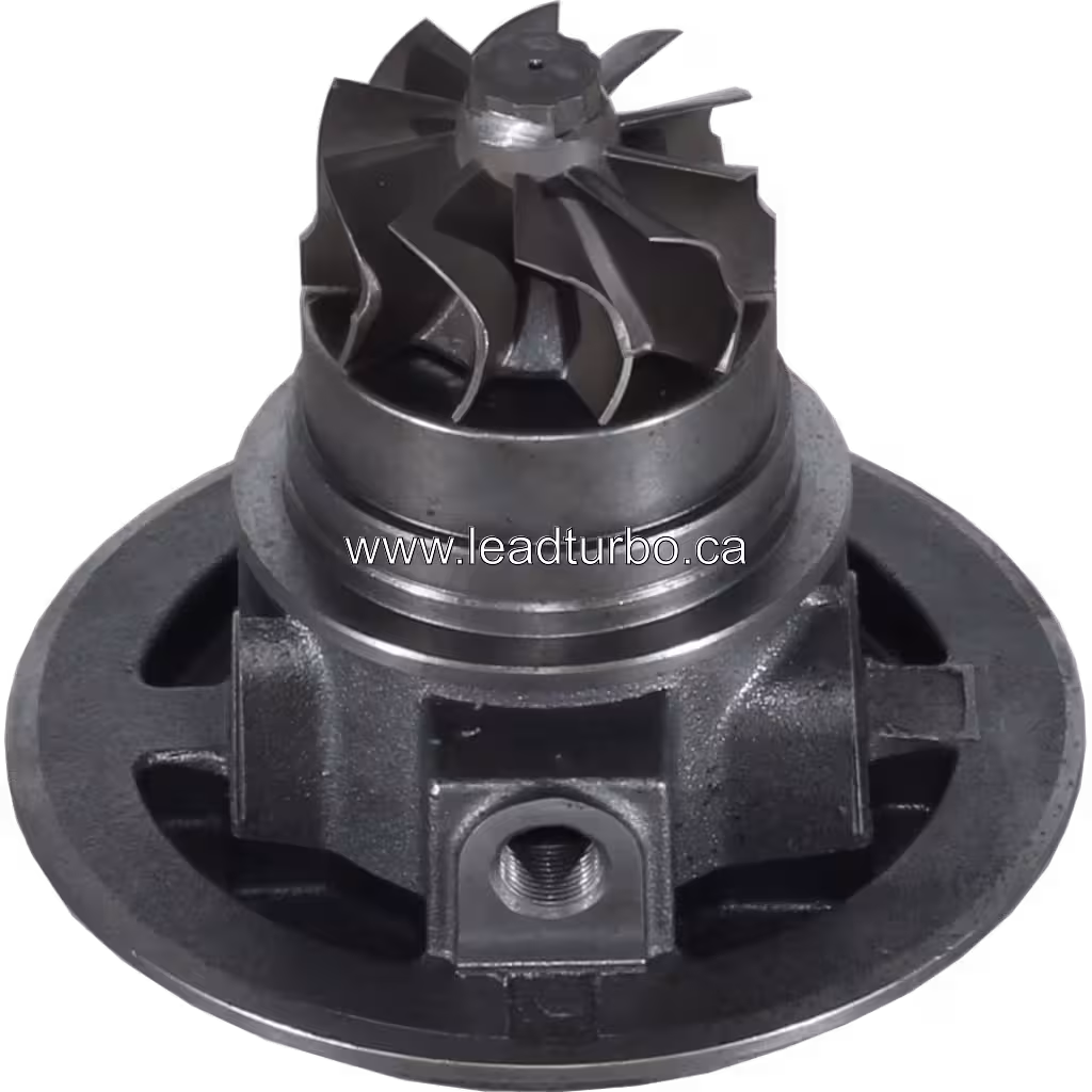 Core de Turbo 174129 S310CG080 pour CAT C9 330C bottom 45 degree view