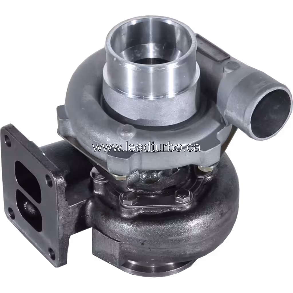 Front view of RE47705 turbocharger assembly