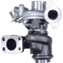 Turbocompresseur 49173-07508 TD025S2-06T 4 avec carter compresseur argenté et carter turbine noir