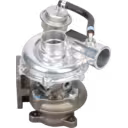 Vue latérale du turbocompresseur Isuzu 4JB1TC