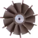 Détail de la roue de turbine en acier pour turbo J96