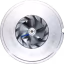 Vue avant du core turbo CT12B 17202-67010 avec roue compresseur
