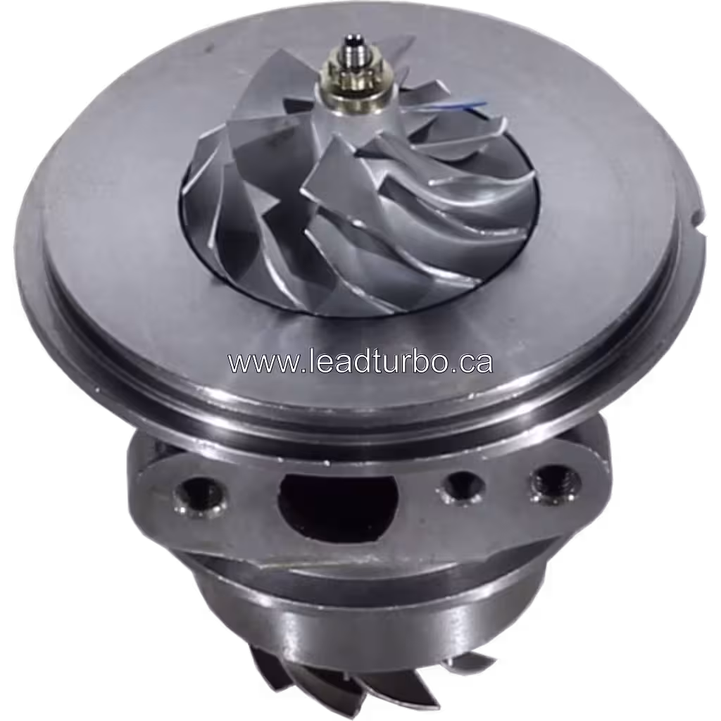 Vue en angle du core de turbocompresseur Toyota 15B-FTE
