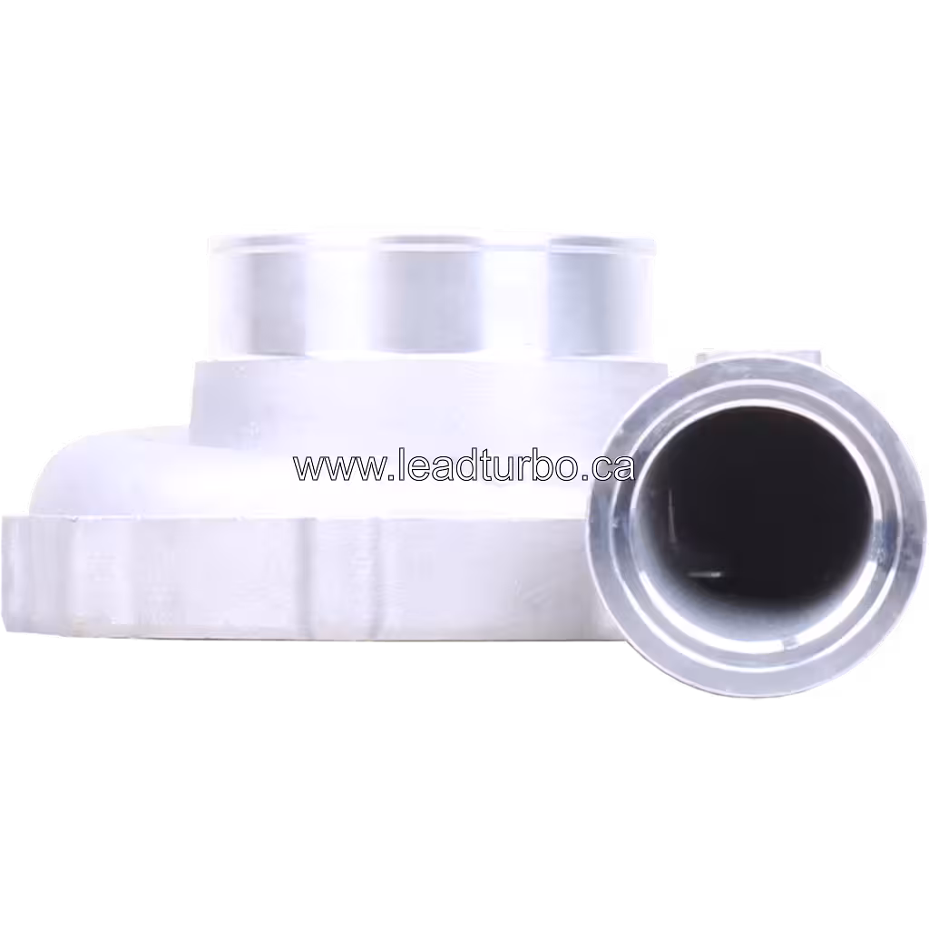 Boîtier de compresseur 3596693 CH vue de face, métal moulé blanc
