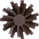 Vue de la roue de turbine MWM 6 10TCA