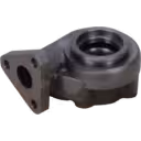 Turbocharger turbine housing internal view