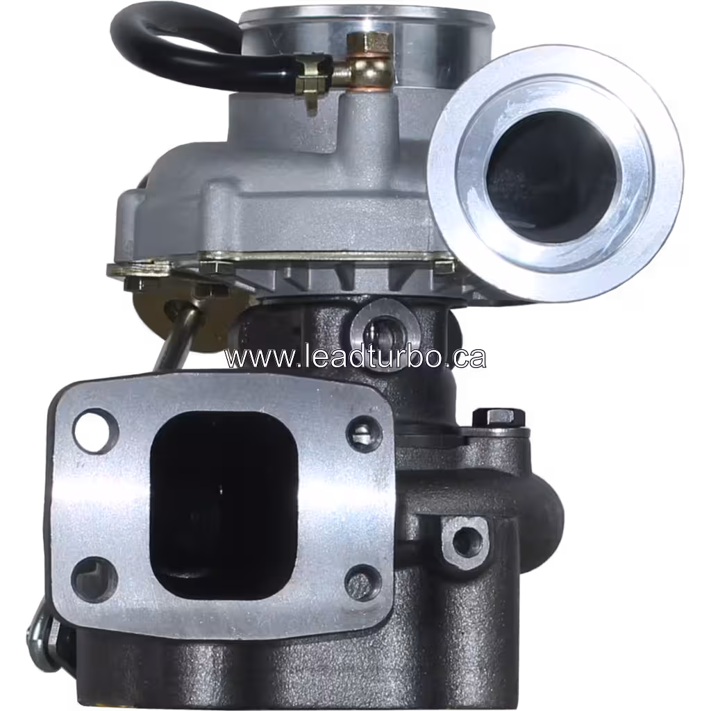 Turbocompresseur 9040966399 vue avant montrant le boîtier compresseur argenté et l'impulseur