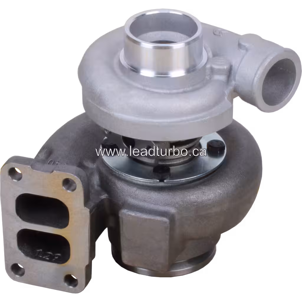 Vue avant du turbocompresseur industriel pour tracteur Ford