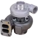 Vue avant du turbocompresseur industriel pour tracteur Ford