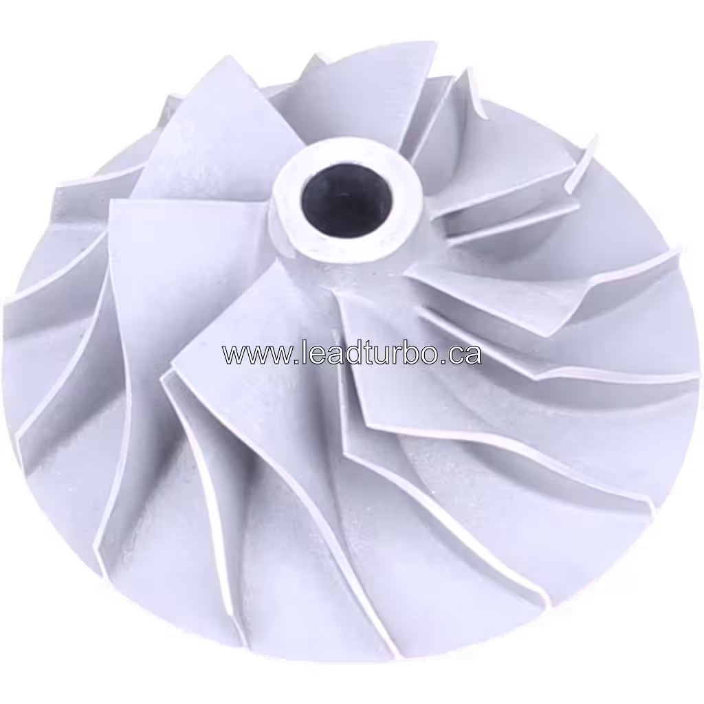 Aftermarket compressor wheel for turbocharger replacement