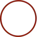 Toyota turbo replacement O ring shown in direct top view