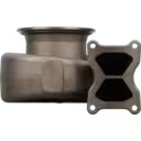 Cartouche turbine HX83 FOR 2838541 TH vue de face avec entrée d'échappement twin-scroll