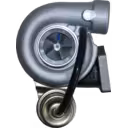 Bandit 1590Xp Turbocharger Front View