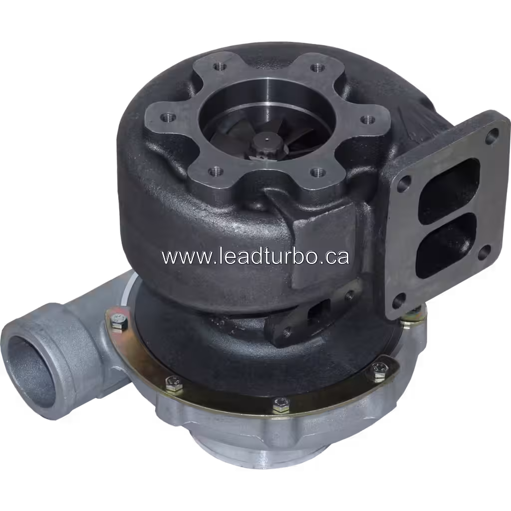 Vue de dessus à 45 degrés du turbocompresseur 3527997 H2D