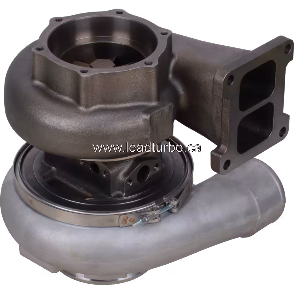 Turbocompresseur 6502-52-5030 KTR130E-33AAW pour Komatsu HD465-7R bottom 45 degree view