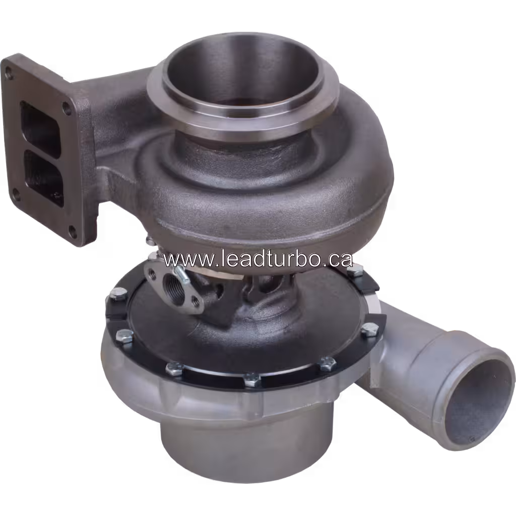 Turbocompresseur HT3B 144402-0000 pour Cummins NTA855 bottom 45 degree view