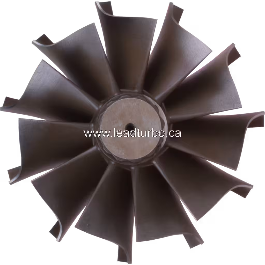 2882102 TW Turbine Wheel for HC5A Cummins Turbocharger top view