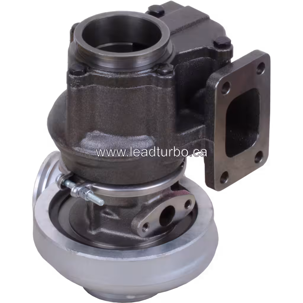 3598543 HX30W Turbocharger Replacement for Cummins 4BTAA 125HP bottom 45 degree view