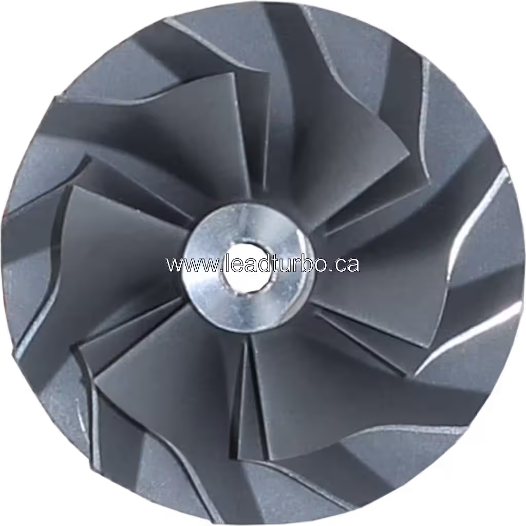 Metallic turbocharger compressor wheel for Hyundai HD72