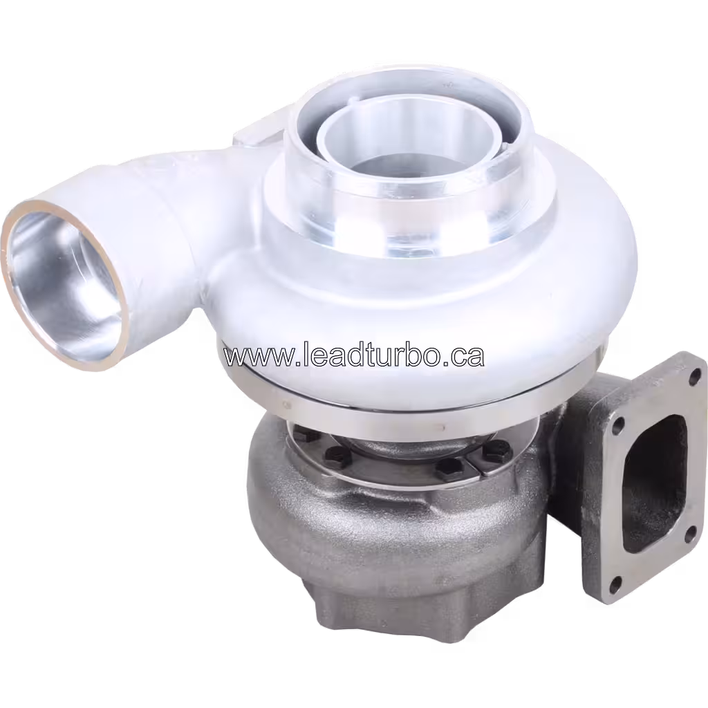 6505-71-5030 KTR110M-432A Turbocharger Replacement for Komatsu PC600-8E 45 degree view
