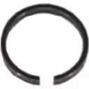Black open piston ring for J96 turbocharger, part FOR 709836-0004 PRC