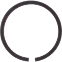 Bague de piston 6505-51-0351 vue de dessus, surface lisse et uniforme