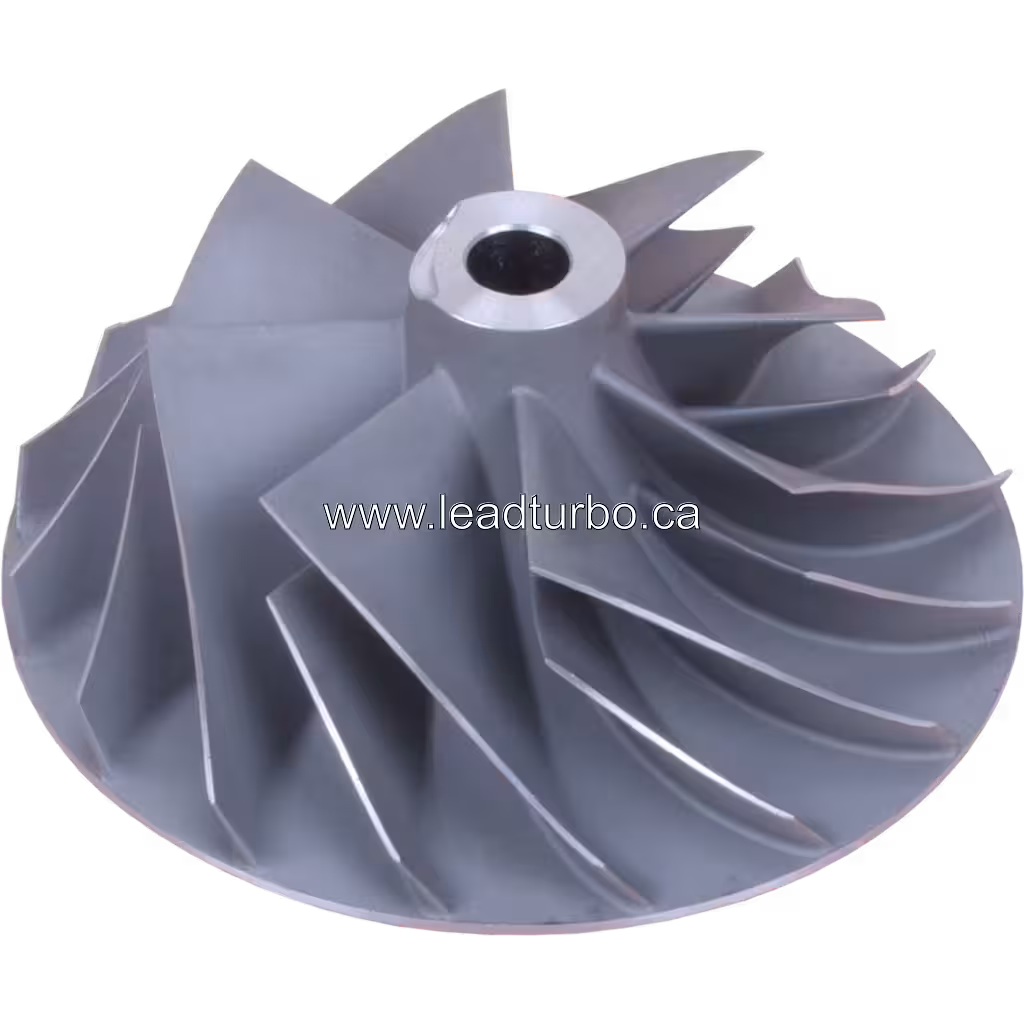 Roue de compresseur FOR 2836723 CW vue de face avec aubes radiales