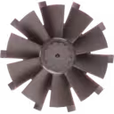 Roue de turbine S400 177101 TW pour Komatsu SA6D125H