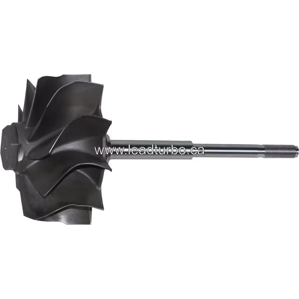 Aftermarket turbine wheel for turbocharger replacement