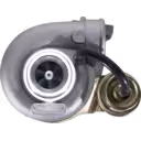 Assemblage de turbocompresseur 2674A328 avec bielle de poussée et ailettes de refroidissement visibles