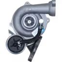 Turbocompresseur 54359880009 avec carter compresseur argenté et carter turbine sombre