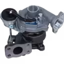 Vue avant du turbocompresseur pour Peugeot 206 HDI et Citroën C1