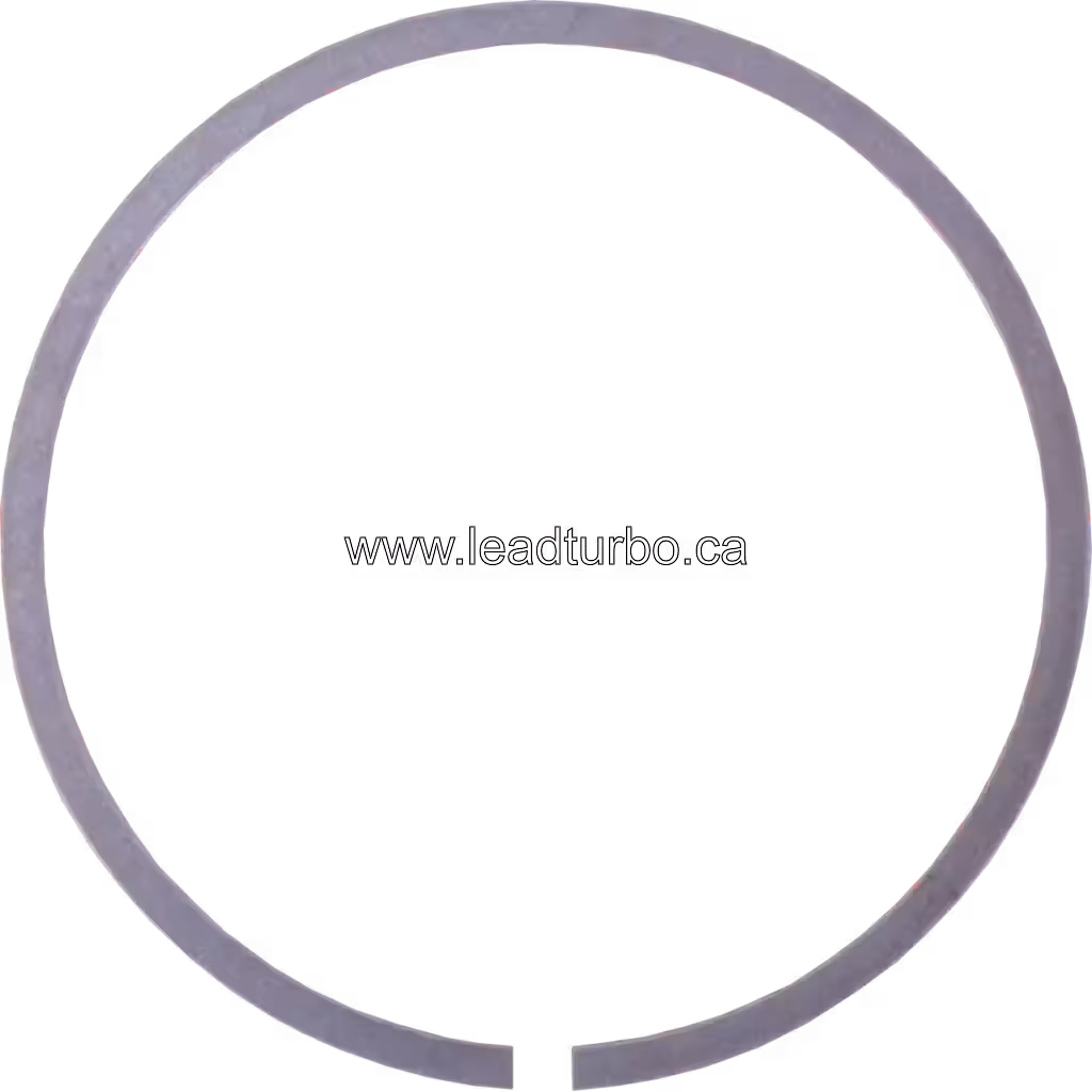 Bague de piston métallique FOR HE351V SR pour turbo J96, vue de face