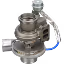 Vue de dessus du turbocompresseur CAT C7 avec bride V-band