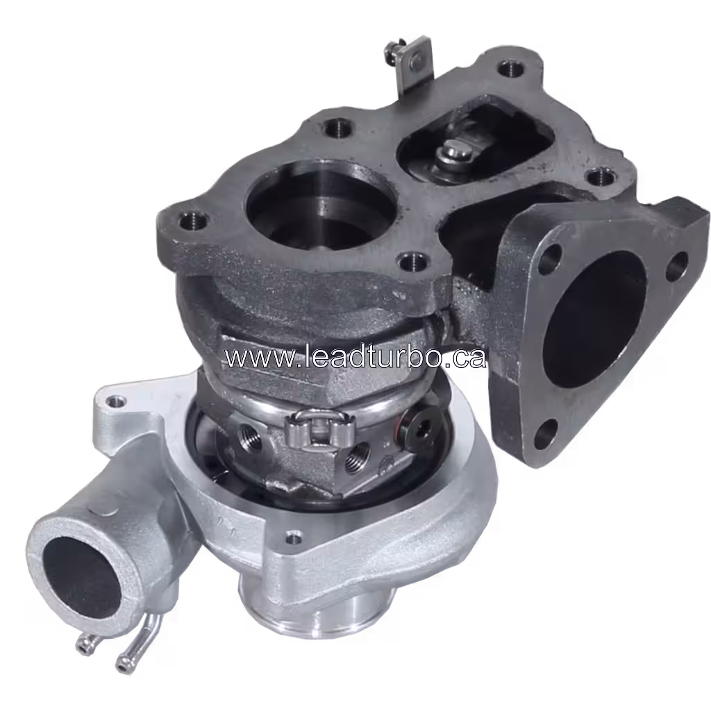 Turbocompresseur de remplacement 49135-02110 TF035HM-12T 4 pour Mitsubishi 4M40 bottom 45 degree view