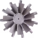 Roue turbine RHB7-87004P28NFBRL515B vue de face