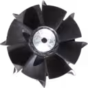 Turbine wheel replacement part close-up