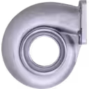 410401-0039 TO4E08 turbine housing front view showing volute casing