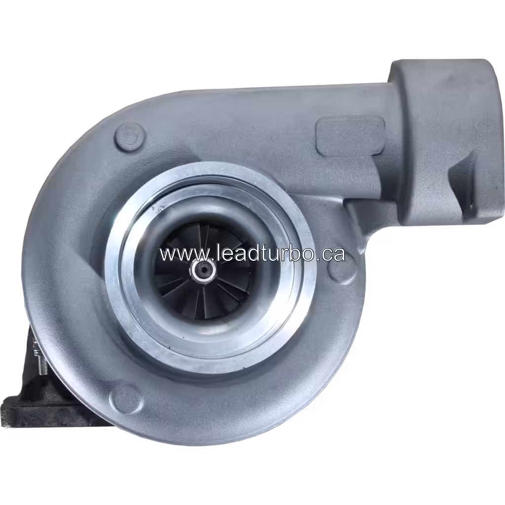 Front view of 7N2515 4LF302 turbocharger for CAT D7G 3306T showing compressor wheel
