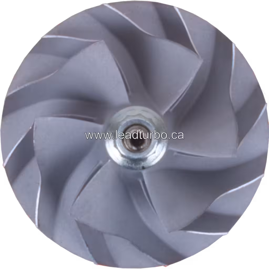 Ensemble de rotor turbo J96 avec arbre central et impellers