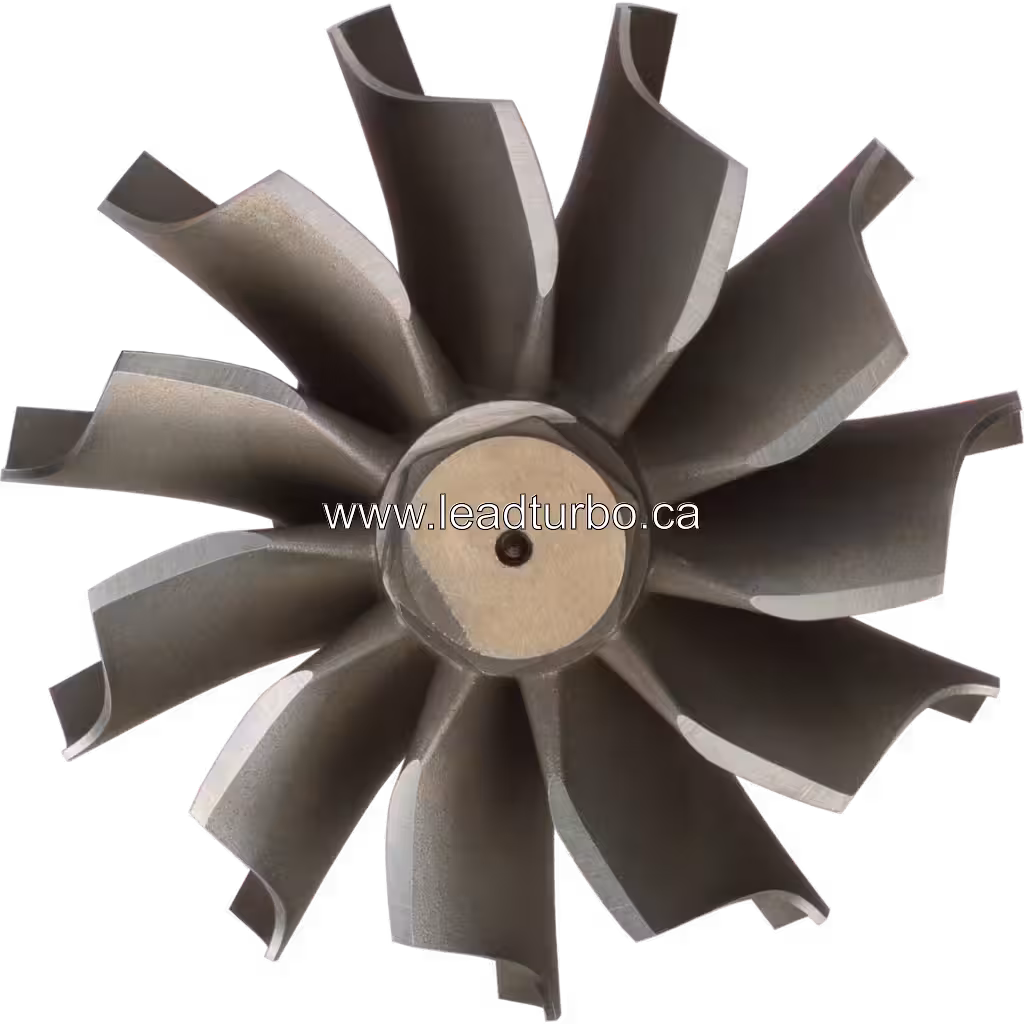 442208-0001 TV9101 Turbine Wheel Replacement for CAT Earth Moving top view
