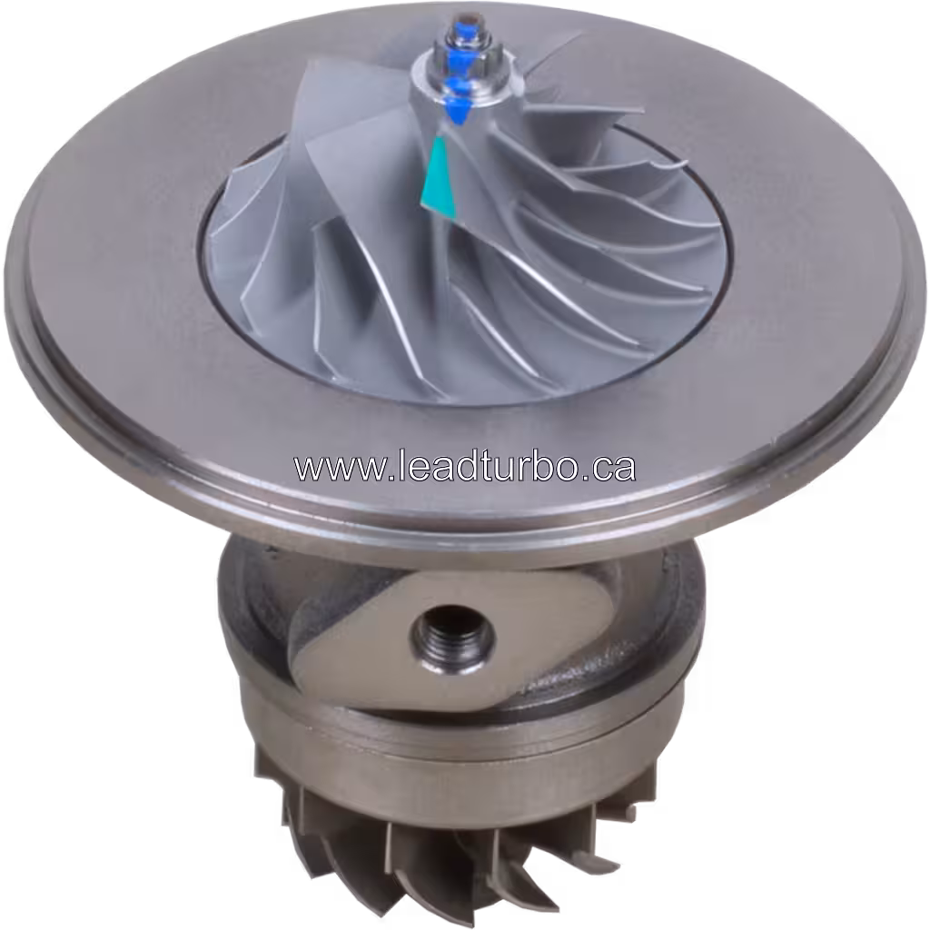 Vue de dessus du core turbo 4032738 pour Cummins ISDE6