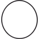 Heavy duty turbocharger O ring close up view