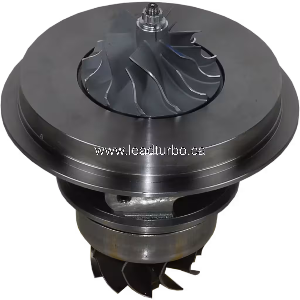 S3BSL-119 core top view showing compressor and turbine wheels